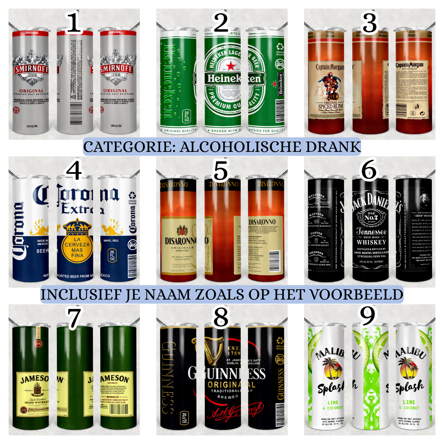 Drinkfles met jouw naam