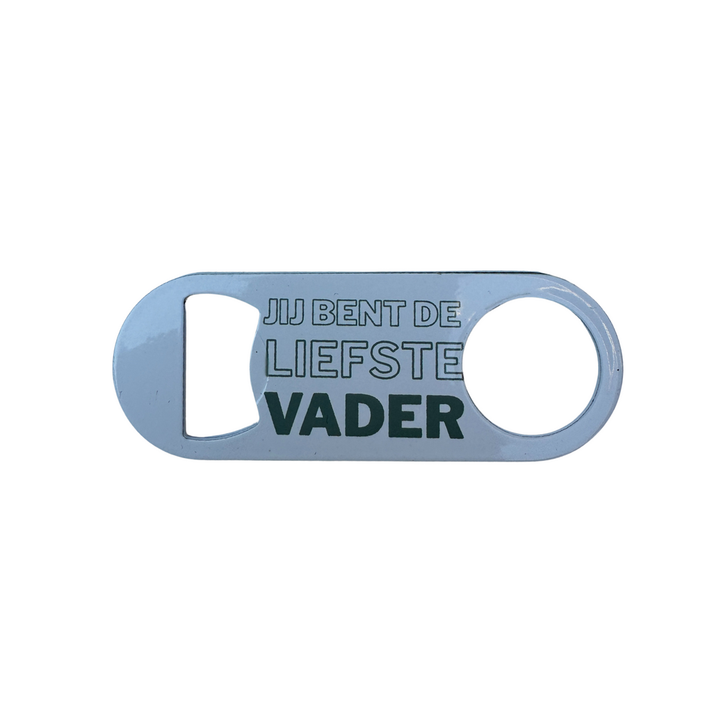 RVS bieropener