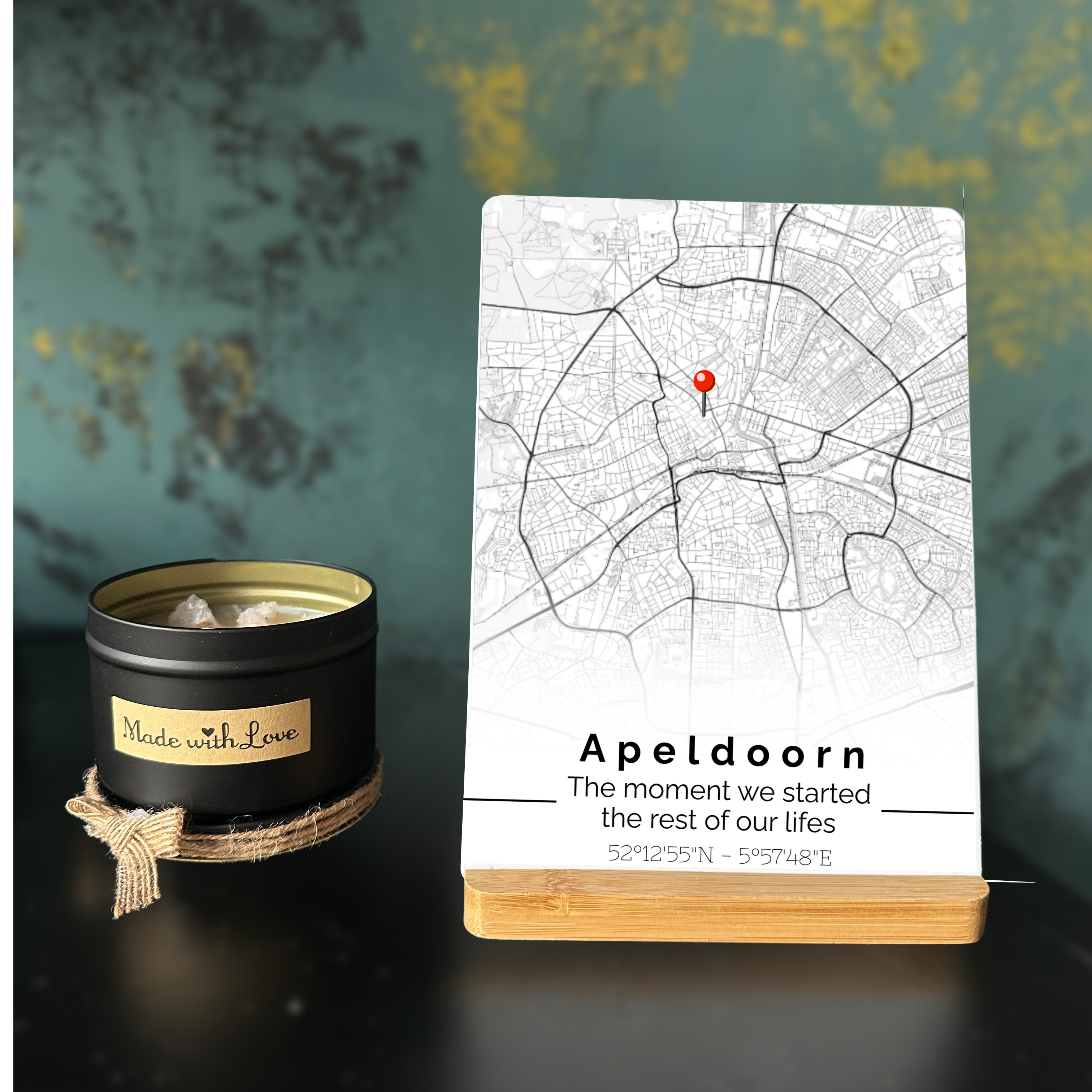 Locatie op aluminium