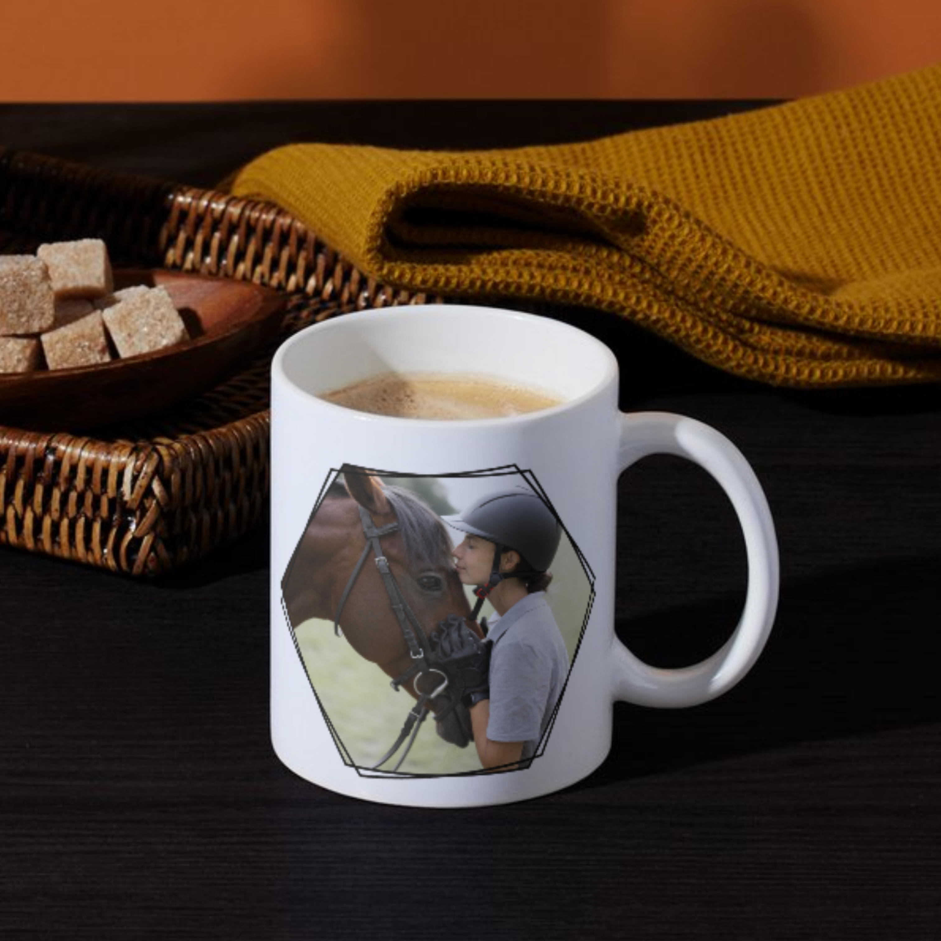 Jouw foto bedrukt op een mok