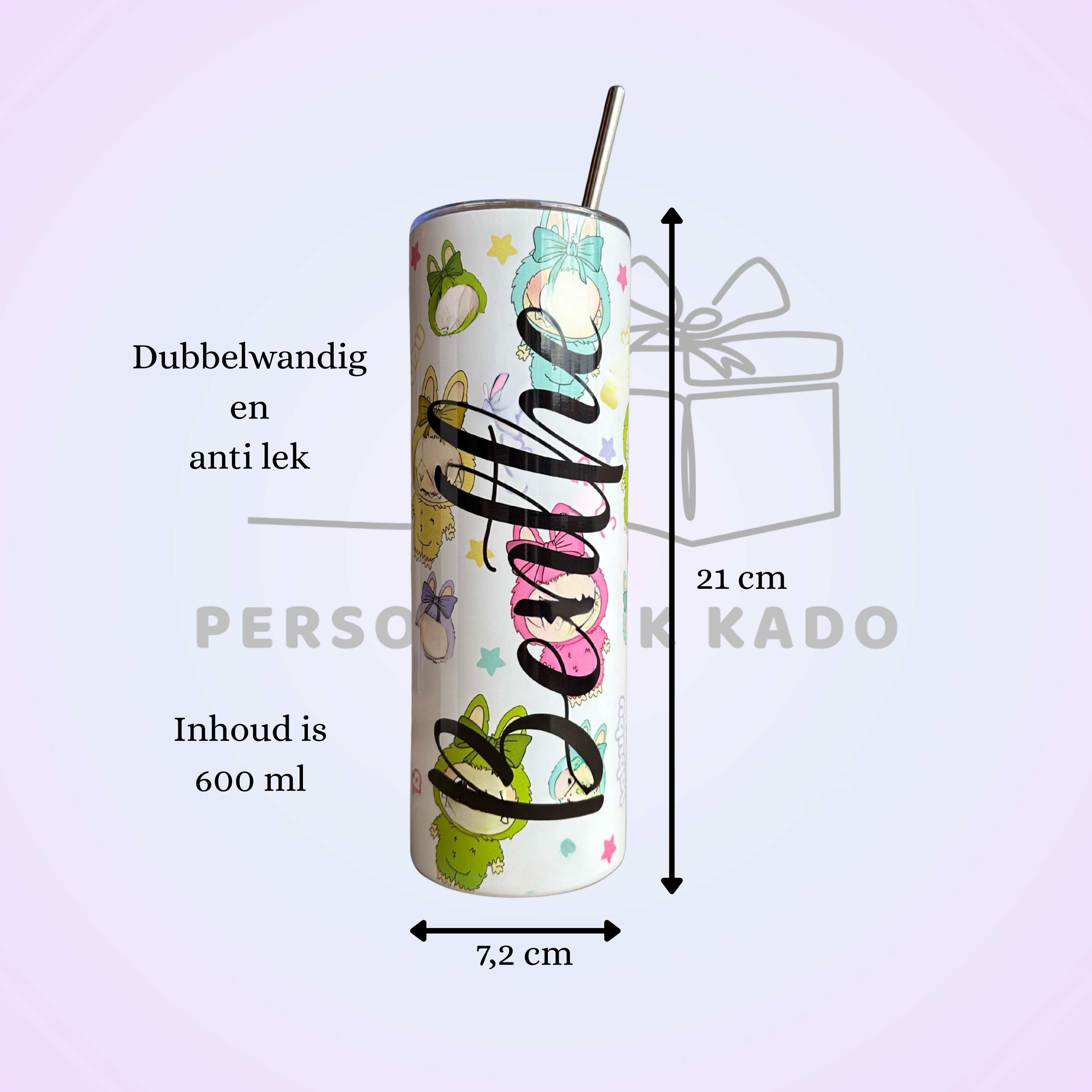 Tumbler met jouw naam