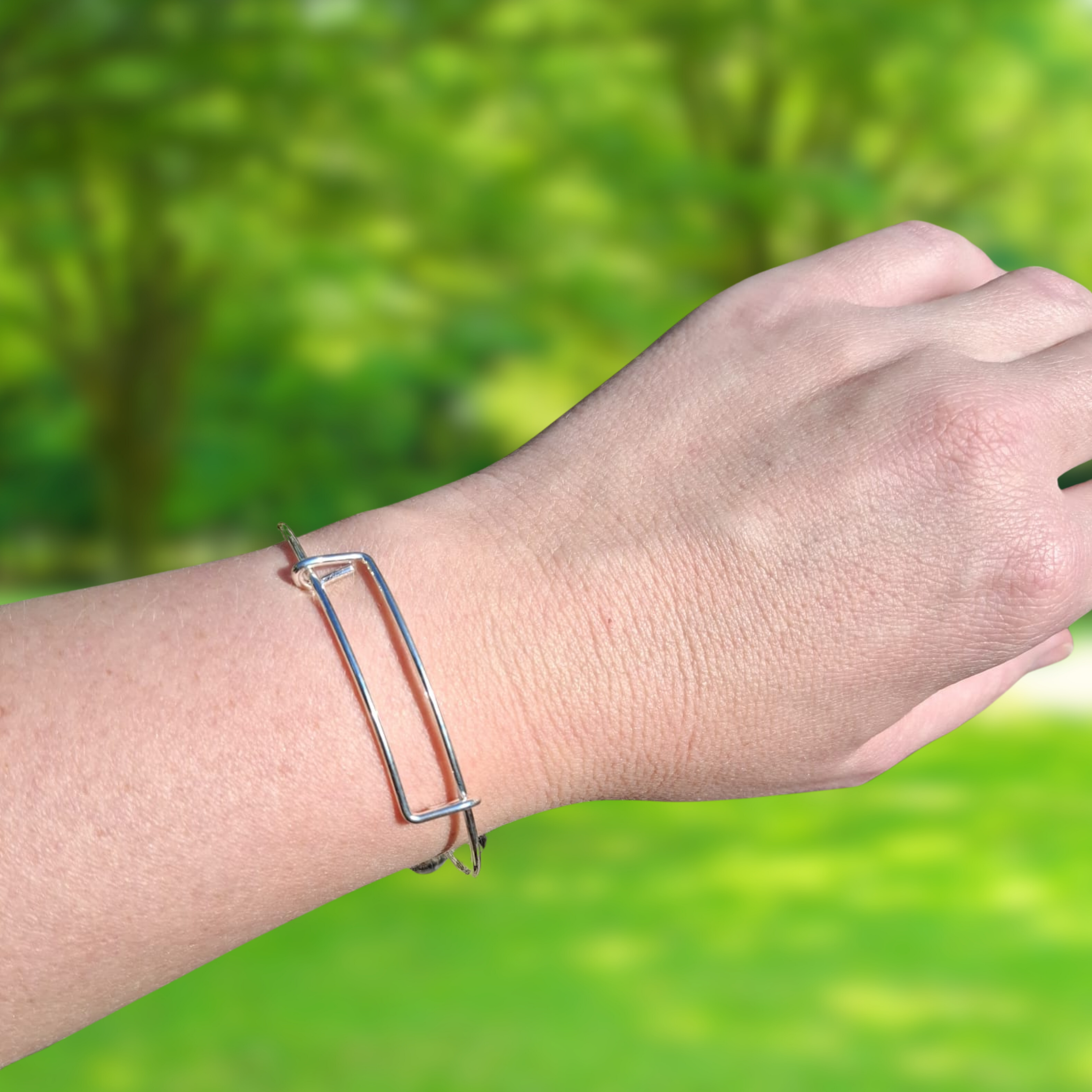 Foto armband ring met hart