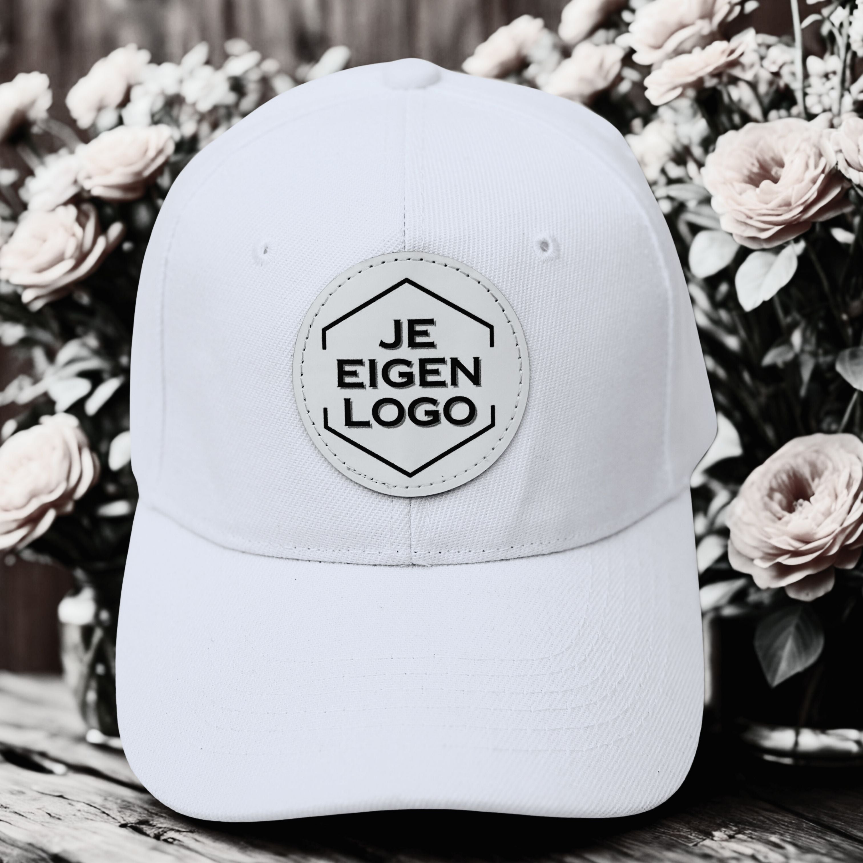 Pet met een logo naar keuze